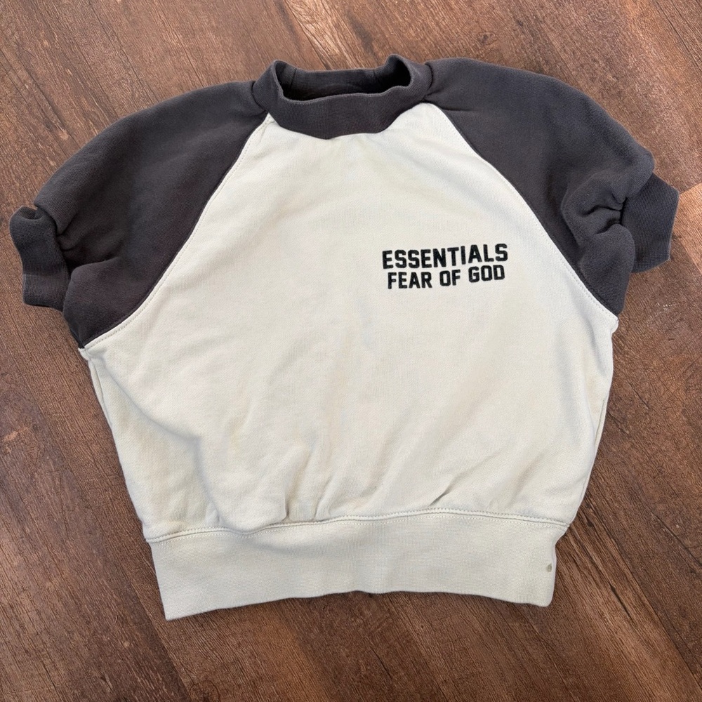 Essentials Fear of God Kids Raglan Pullover Sweatshirt